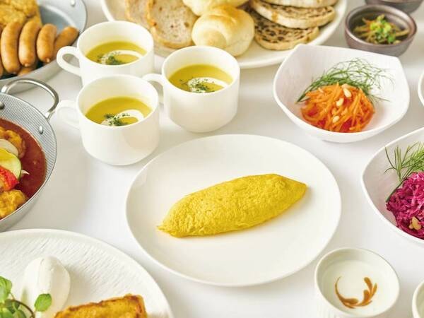 【朝食/ブッフェ例】伊豆山海の美味彩宴で伊豆ならではの食材を堪能いただけます