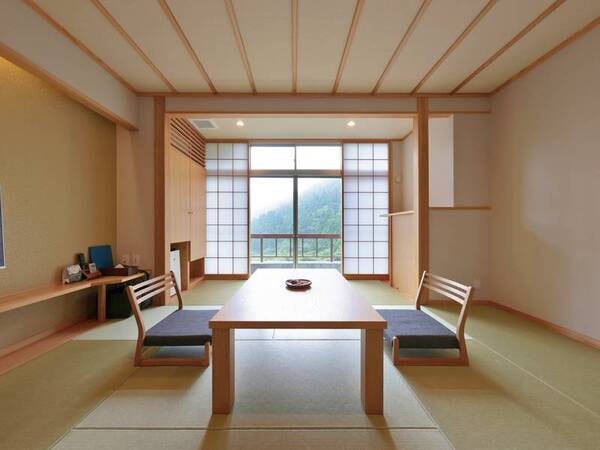 【モダン和室10畳/一例】高座椅子にテーブルの和室