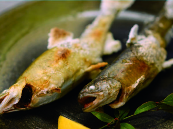 【夕食/川魚例】名産や旬の食材を使った料理が人気