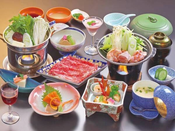 【上州牛付和会席/例】群馬県ブランドの上州牛を中心としたお料理グレードアッププラン