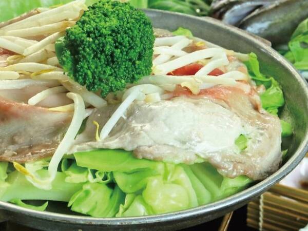 上州もち豚陶板焼き/例