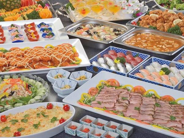 【飲み放題付!約50種バイキング/例】