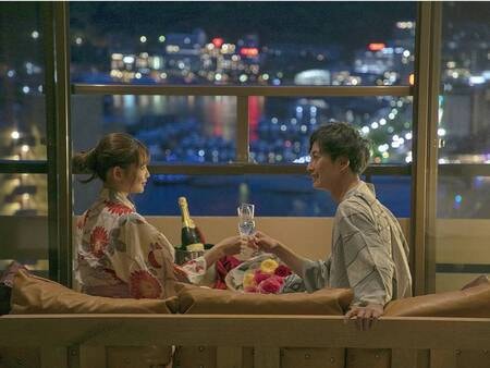 【温泉展望風呂付客室/例】追加料金で記念日に嬉しいサービスも（宿へ直接要相談）