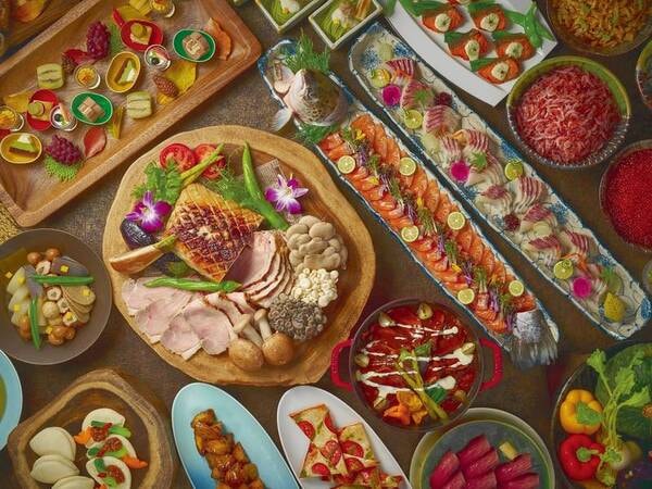 夕食約90種/9～11月の一例