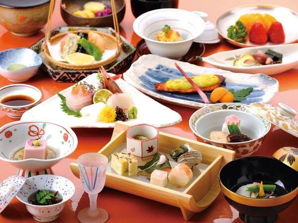 【夕食/例】竹会席より量・質ともランクアップの内容