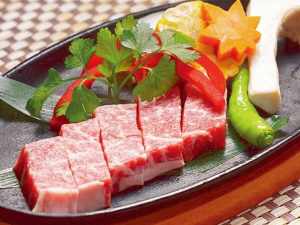 豊後牛のステーキ付会席/一例