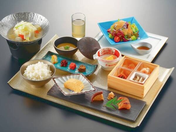 【朝食/例】地産地消食材をふんだんに使用した和食膳