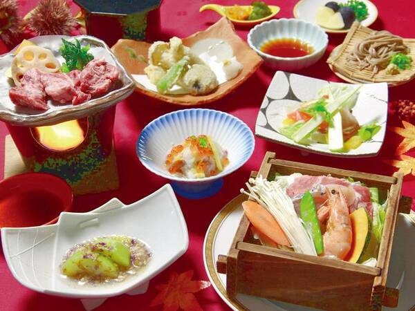 別府会席/秋の一例
