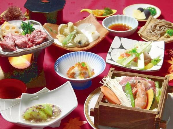 別府会席/秋の一例