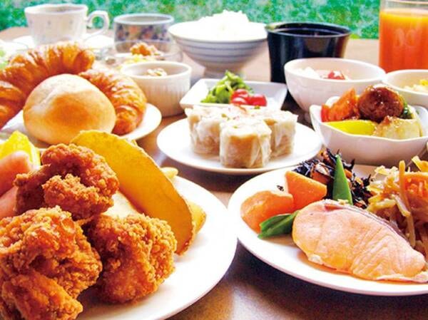 【朝食/例】とり天・にら豚など大分グルメも入ったバイキング!