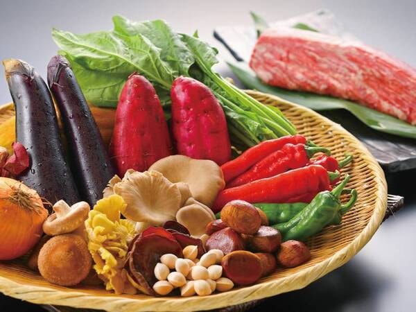 【食材/例】その日手に入る旬の新鮮な食材を使用