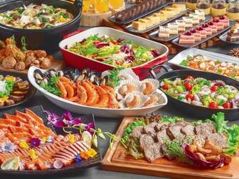 亀の井ホテル 別府/2025冬・バイキング 夕食一例