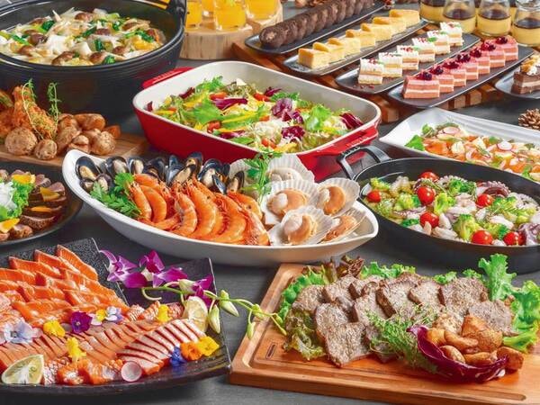 2025冬・バイキング 夕食一例