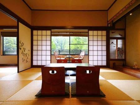 内湯付離れ・しゃらの間(６畳+８畳）/一例