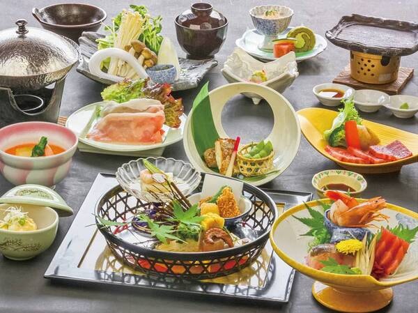 【A5ランク国産牛+刺身盛付】スタンダード会席/例