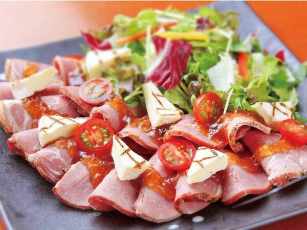 夕・朝飲み放題付バイキング/例