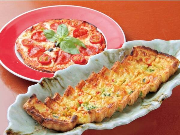 夕・朝飲み放題付バイキング/例