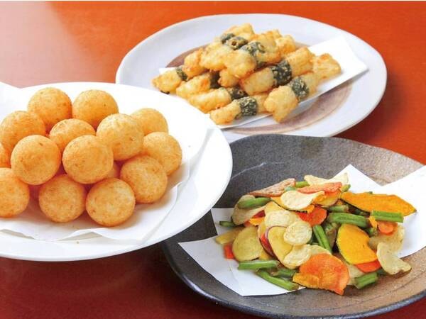 夕・朝飲み放題付バイキング/例
