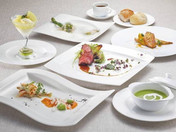 【スタンダードフレンチ/写真一例】富士屋ホテルチェーン伝統のフランス料理フルコースディナーを堪能♪（全6品）