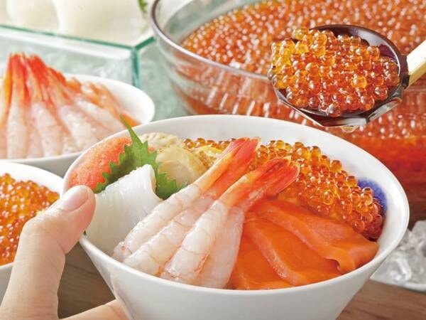 【朝食/写真一例】人気の海鮮丼♪