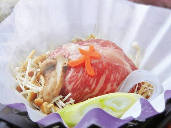 【夕食/肉料理】特選会席　国産牛の味噌白湯鍋/一例