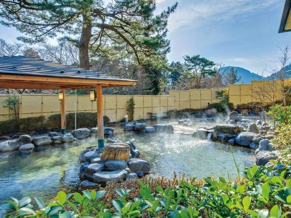 【森の湯】箱根小涌園「ユネッサン」＆「森の湯」に入り放題！森の湯は大露天風呂が人気！