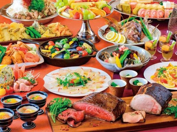 飲み放題付き!ディナービュッフェプラン/例