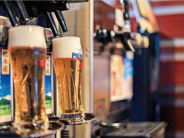 プレミアムモルツはこだわりの『熊本工場産』(飲み放題付ビュッフェ)/例
