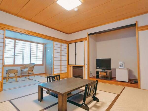 【和室8畳】8畳のお座敷兼寝室+内縁/一例