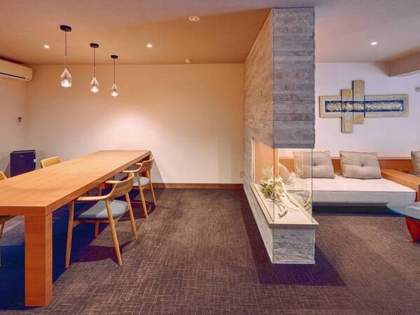 半露天付特別室【南館スイート101　紅】　ダイニング/例