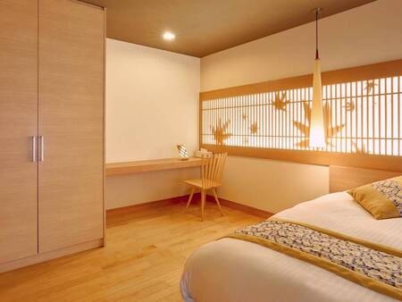 半露天付和洋室【南館スイート302　光】　ベッドルーム/例