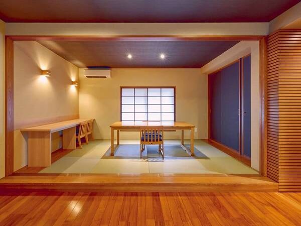 半露天付和洋室【南館スイート202　和】　ダイニング/例