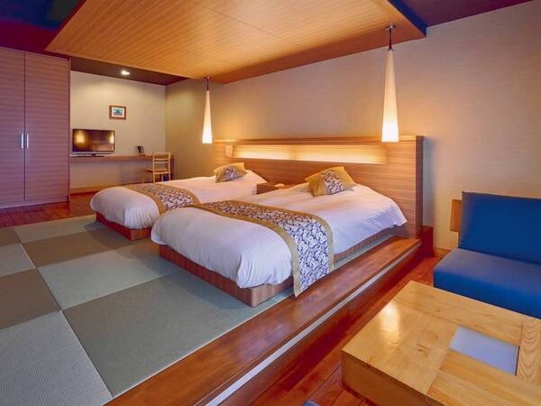 半露天付和洋室【南館スイート202　和】　ベッドルーム/例