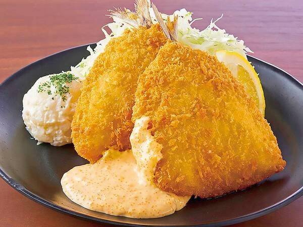 夕食/アジフライ※イメージ