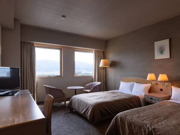 【【眺望おまかせ】洋室ツイン(貸切風呂特典付)/例】