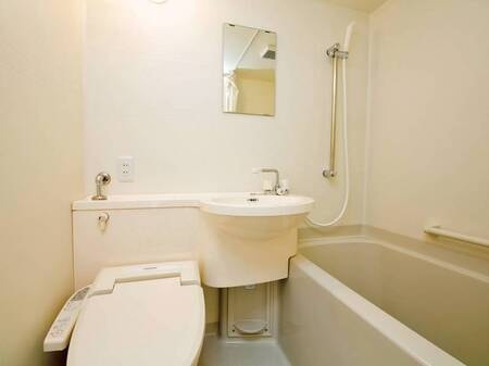 【洋室ツイン/例】全室暖房便座＆シャワートイレのユニットバス。ユニットバスサイズは120×160cm