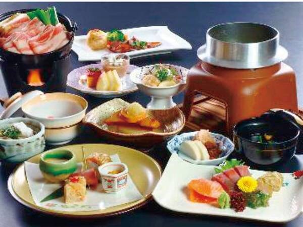 [錦]《黒毛和牛》季節会席/冬の料理一例