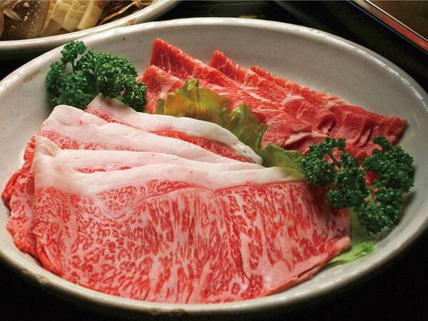 【信州産ポーク&牛のしゃぶしゃぶ/例】贅沢に地元信州牛&豚も堪能♪