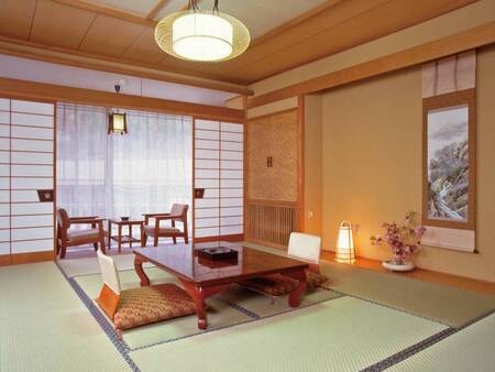 【客室/例】和室10畳(※チェックイン前に布団を敷きます/エレベーターはございません。2・3階まで階段となります)