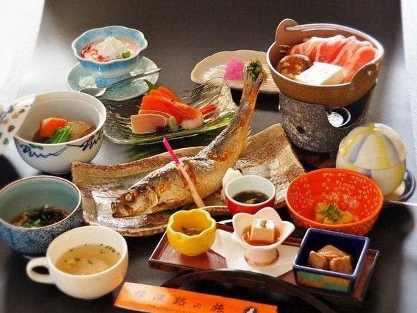 【自慢の逸品ニシン姿焼き魚　夕食/例】