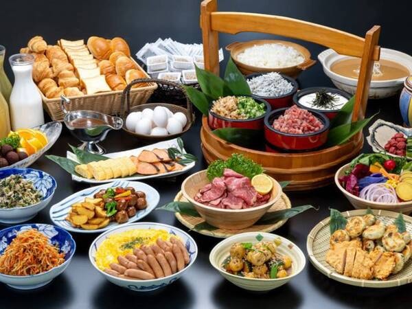 【朝食/例】信州田舎風バイキング※状況により信州田舎風箱盛り朝食になる場合有