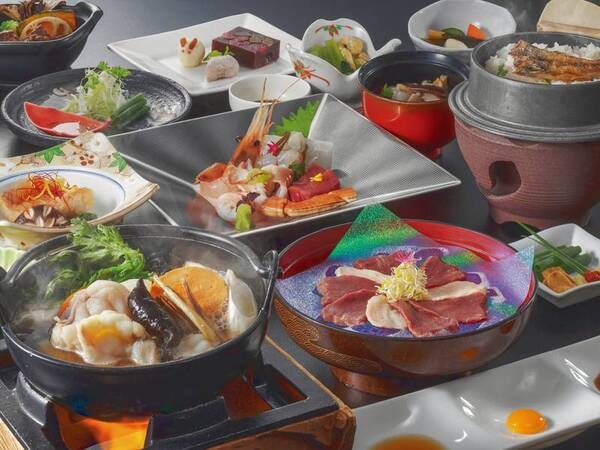 旬彩福島会席『極御膳』（冬の料理例・変更の場合あり）