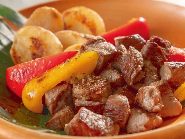 クレイジーガーリックステーキ/例・夏メニュー(変更の場合あり)