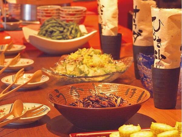 【夕食/例】7種のおばんざい食べ放題！