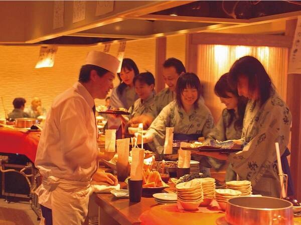 お手前料理と6つのかまど料理付プラン