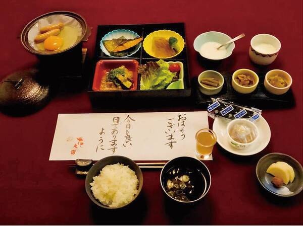 朝食一例