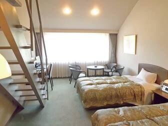 大玉リゾートヒルズホテル／【洋室(ロフト付メゾネット)/例】4名まで宿泊できるロフトタイプの洋室※喫煙・禁煙選択不可