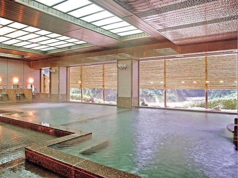 【大浴場】奥州三名湯のひとつで歴史深い「飯坂温泉」を堪能大浴場