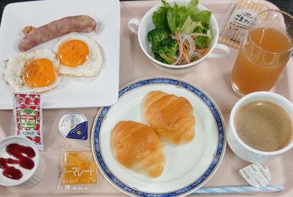 洋定食のご朝食イメージです。