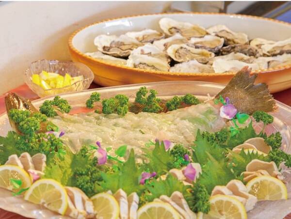 11月～3月は牡蠣が楽しめることも！（時期や仕入れ状況次第）